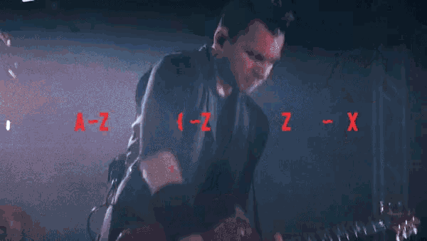 a man in a dark room with the words " heart is beating faster "