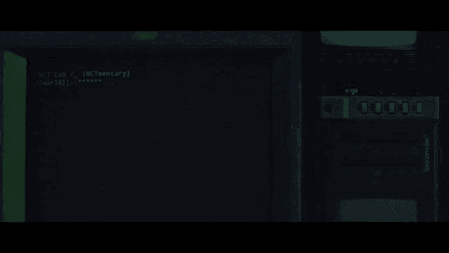 a computer monitor displays a message that says ' nctmentary ' on it