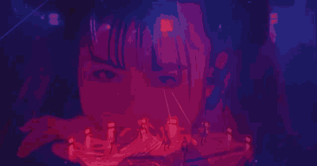 a painting of a girl holding a candle in her hand