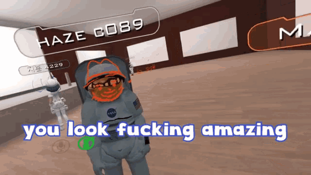 a screenshot of a video game with the name haze cob9