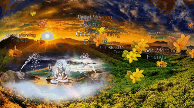 Lord Shiva Nature GIF - Lord Shiva Nature Flowers GIFs