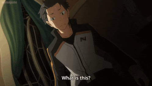a close up of a person 's face with the word animepahe on the bottom left