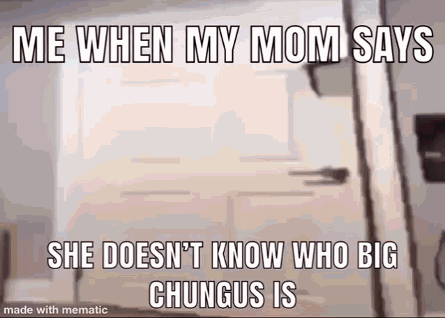 When My Mon Say She Doesnt Know Who Big Chungus Is GIF - When My Mon Say She Doesnt Know Who Big Chungus Is Fast Dancing GIFs