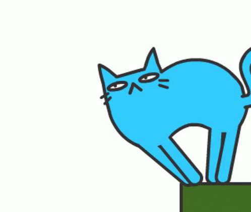 Cat Crazy Blue Cat GIF - Cat Crazy Blue Cat Jump GIFs