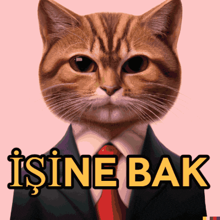 a cat wearing a suit and tie with the word isine bak written above it