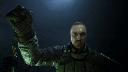 a video game character says that we used to be puppets while holding something in his hand