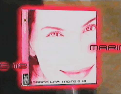 a picture of a woman 's face with the name mario on the bottom right