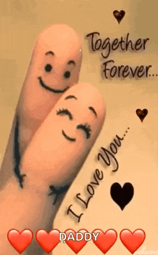 a couple of fingers with smiley faces painted on them .