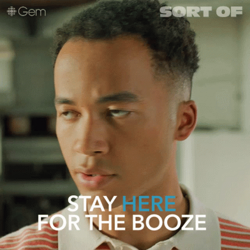 Stay Here For The Booze Wolf GIF - Stay Here For The Booze Wolf Sort Of GIFs