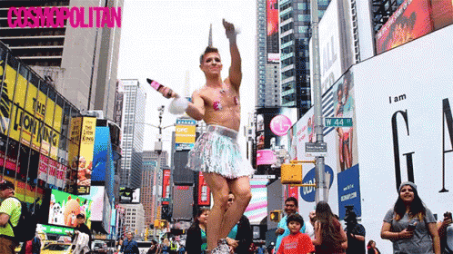 Gay Unicorn GIF - Times Square Nyc New York City GIFs