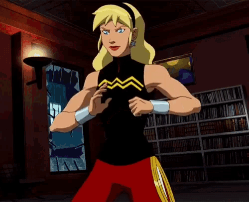 Young Justice Wonder Girl GIF