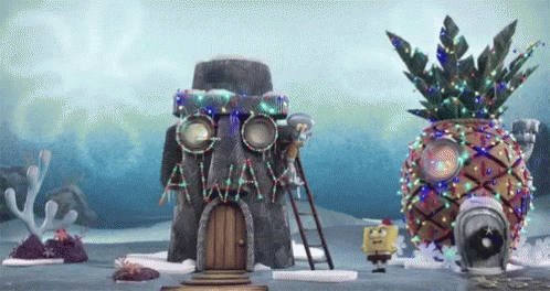 Spongebob Christmas GIF - Spongebob Christmas Go Away GIFs