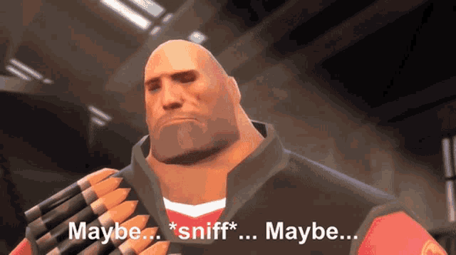 Team Fortress2 Heavy GIF - Team Fortress2 Heavy Maybe GIFs