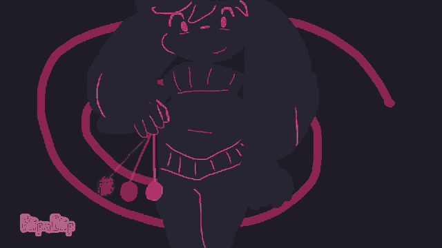 a drawing of a cartoon character with the words flipa clip on the bottom right