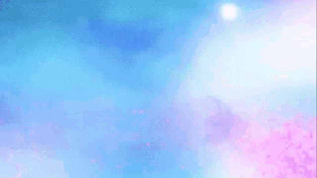a purple and blue background with a white line