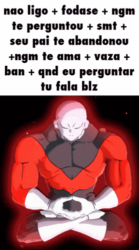 a picture of a cartoon character with a caption that says nao ligo + fodase + ngm te perguntou + smt