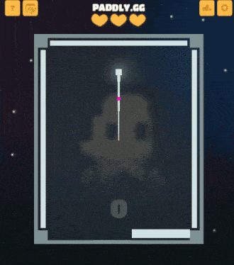 a video game called paddly.gg is being played