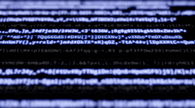 a blurred image of a computer screen with a lot of numbers