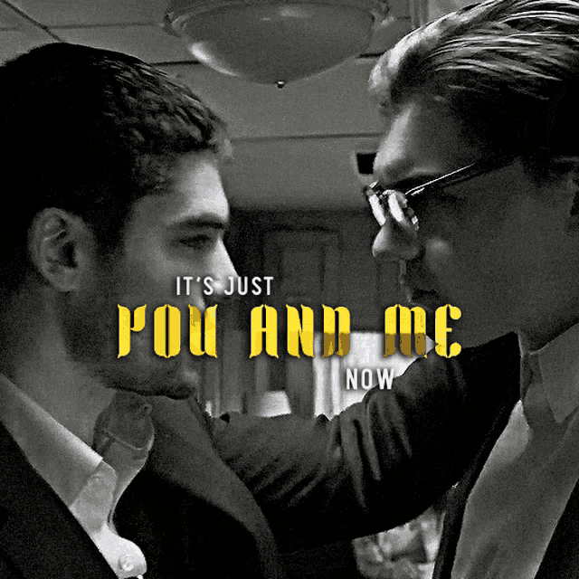 Seth And Richie Gecko Its Just You And Me Now GIF - Seth And Richie Gecko Its Just You And Me Now Seth Gecko GIFs