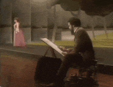 a woman with a flower in her hair says i thought you were drawing me