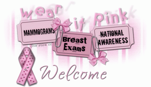 Wear It Pink Welcome GIF - Wear It Pink Welcome Pink Ribbon GIFs
