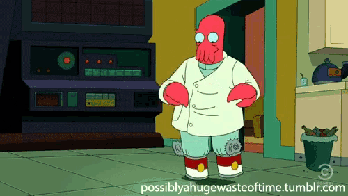 a cartoon character with the website possiblyahugewasteoftime.tumblr.com written below him