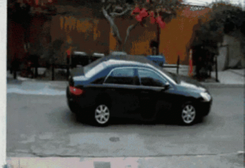 Absurdo Rolled By Car GIF - Absurdo Rolled By Car Woman Running Backwards GIFs