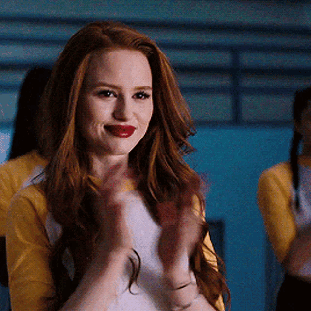 Madelaine Petsch Clapping GIF - Madelaine Petsch Clapping Great GIFs