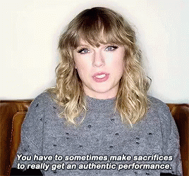 Taylor Swift Make Sacrifices To Get Authentic Performance GIF - Taylor Swift Make Sacrifices To Get Authentic Performance GIFs