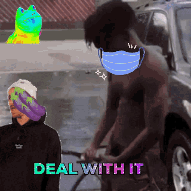 Deal With It Dealwithitmask GIF - Deal With It Dealwithitmask Mask GIFs