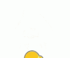 a cartoon dog with a ponytail is smiling and wearing a green jacket and a bow tie .