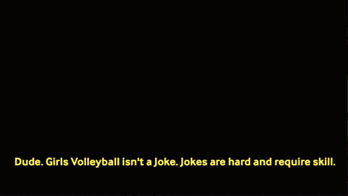 a group of south park characters are sitting around a table with the caption dude girls volleyball is n't a joke