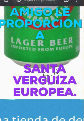 Beer Santa Verguiza Europea GIF - Beer Santa Verguiza Europea Lager Beer GIFs