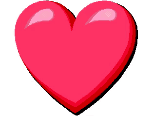 a red heart says i love you in yellow letters