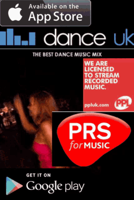 an advertisement for a dance app that is available on the app store