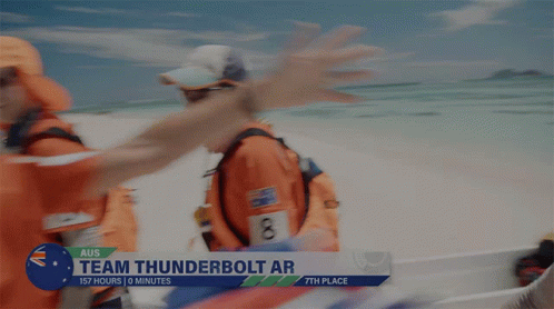 Kissing Team Thunderbolt Ar GIF - Kissing Team Thunderbolt Ar Worlds Toughest Race GIFs