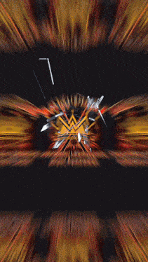 a computer generated image of a broken glass displaying a flame