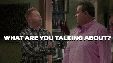 Come Again GIF - Mitchell What Are You Talking About Modern Family GIFs