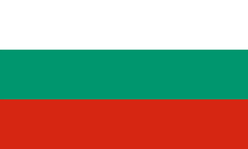 the flag of bulgaria is green and red with a white stripe on the bottom .