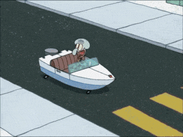 Squidward Spike Roller GIF - Squidward Spike Roller Crushed GIFs