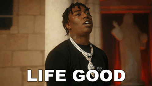 Life Good Fredo Bang GIF - Life Good Fredo Bang Trust Issues Song GIFs