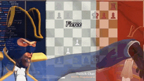 a screenshot of a video game with the word fierce on the bottom