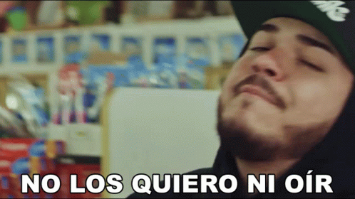 No Los Quiero Ni Oir Oscar Cortez GIF - No Los Quiero Ni Oir Oscar Cortez Andan Hablando GIFs