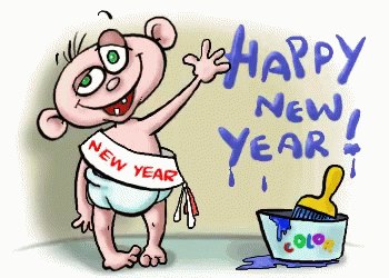 Baby New Year Happy New Year GIF - Baby New Year Happy New Year Wave GIFs