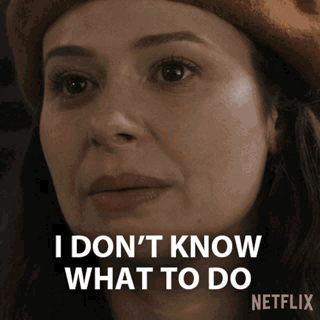 I Dont Know What To Do Rachel GIF - I Dont Know What To Do Rachel Katie Lowes GIFs