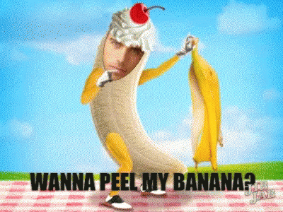 Banana Get Naked GIF