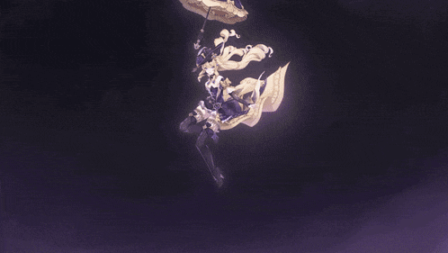 a purple background with a purple lightning bolt coming out of it
