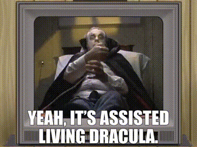Dracula Assisted Living GIF