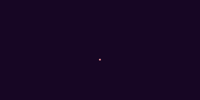 a pink ball is in the middle of a pink and black circle