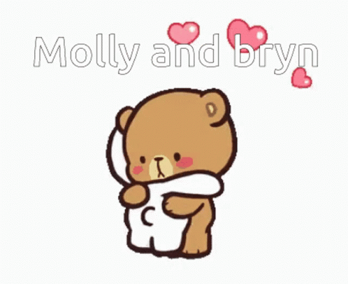Milk And Mocha Bear Hearts GIF - Milk And Mocha Bear Hearts Hug GIFs